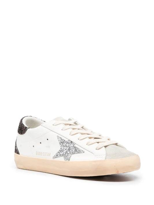 Super-Star Glitter Detail Low Top Sneaker