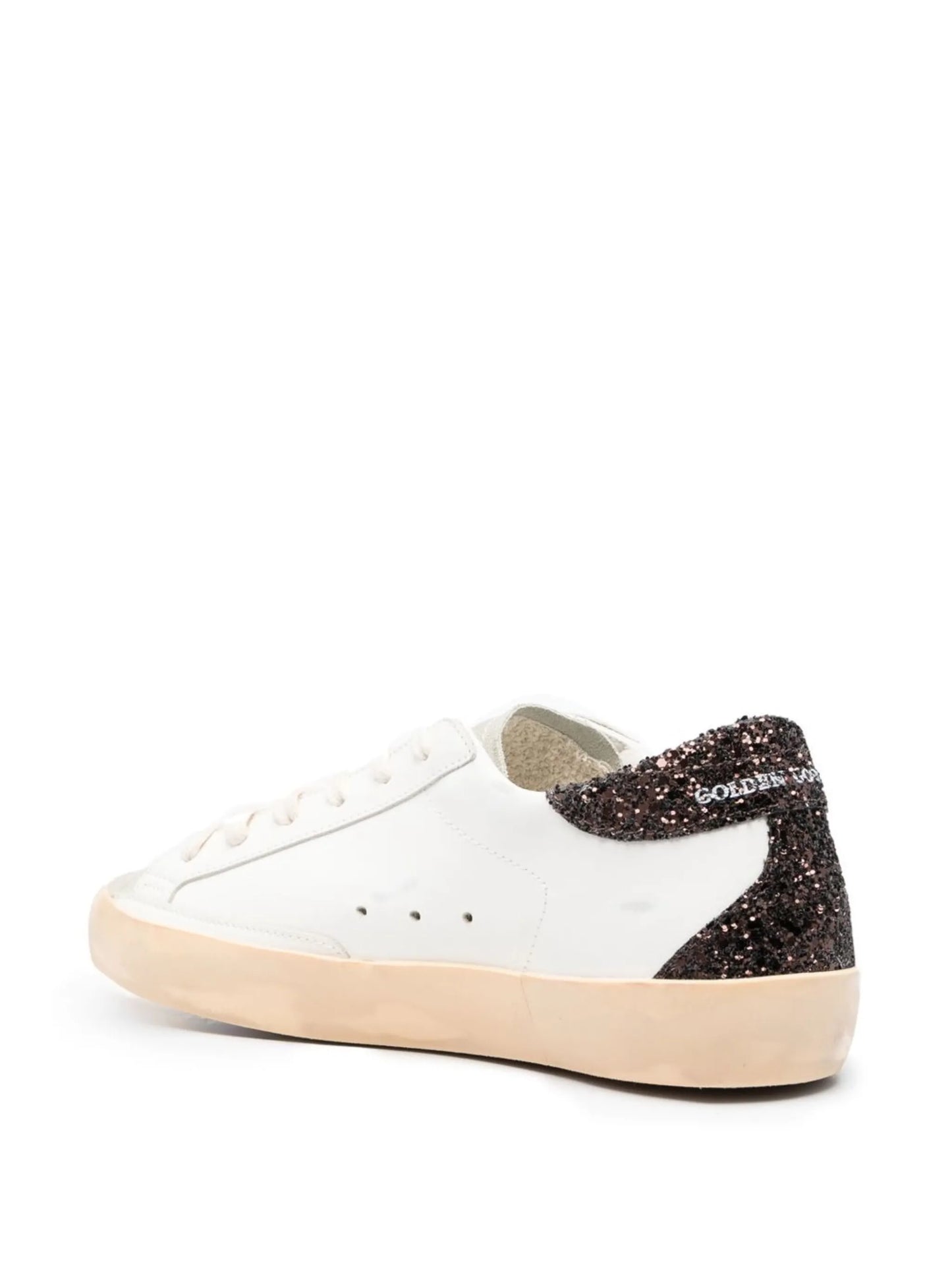 Super-Star Glitter Detail Low Top Sneaker