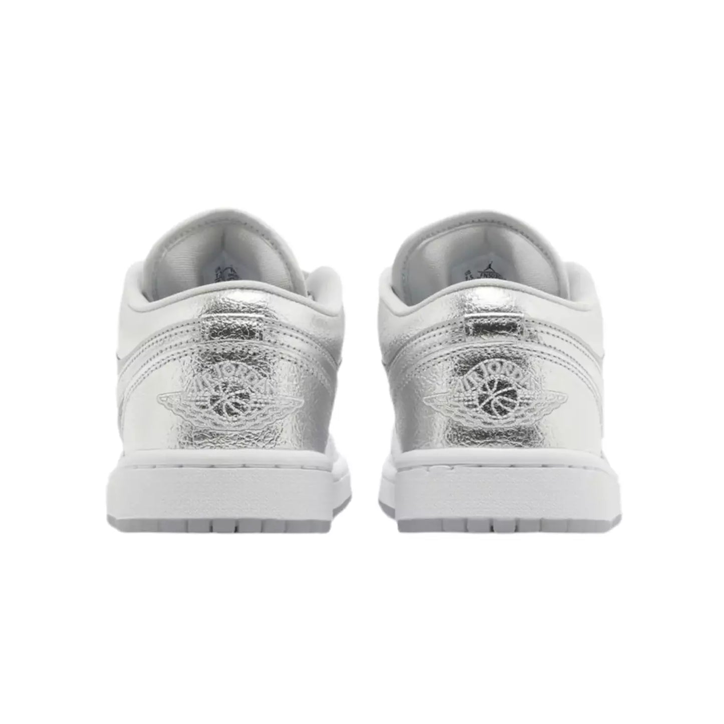 Air Jordan 1 low metallic silver