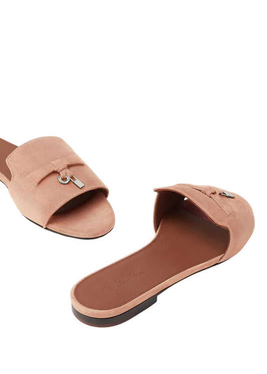 Loro piana Summer Charms Sandal Suede Goatskin