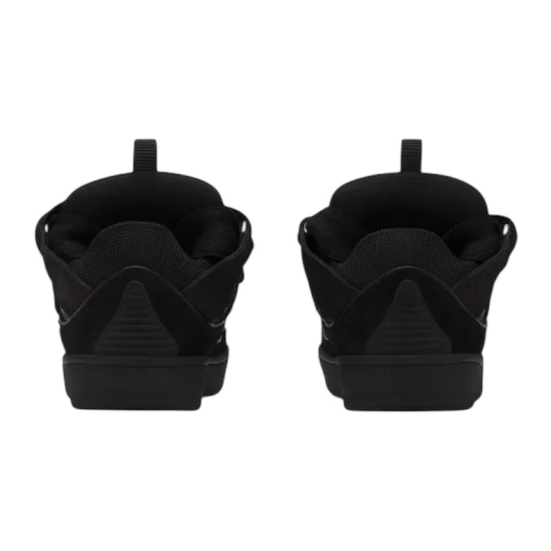 Lanvin ‘Curb’ Leather Blend Sneakers in Black