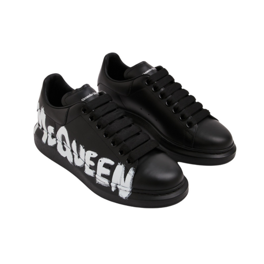 Aexander Mcqueen Oversized Graffiti – Black White