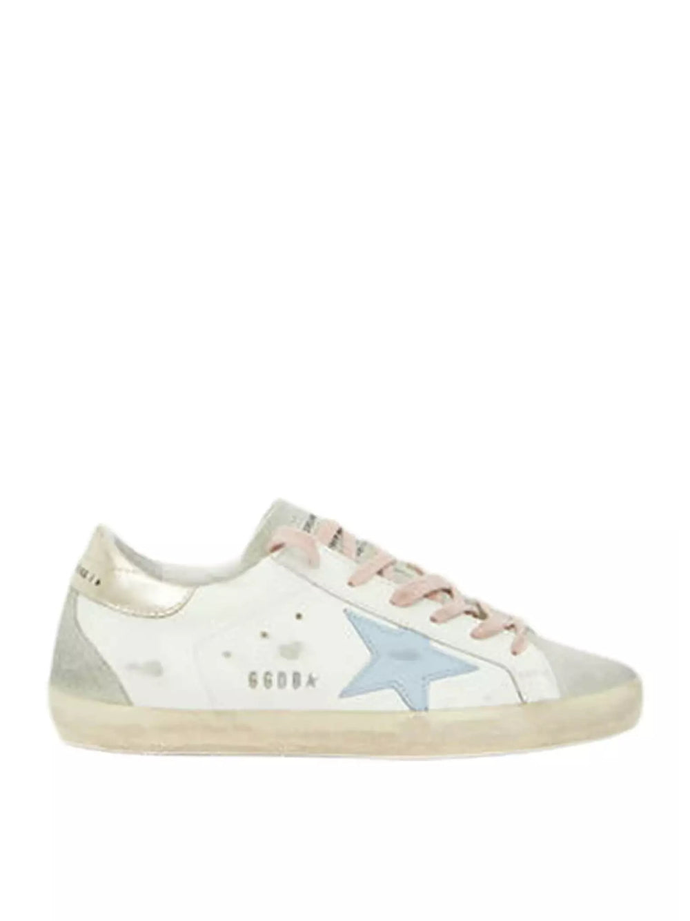 Golden Goose Super-Star – White Silver Ice Blue