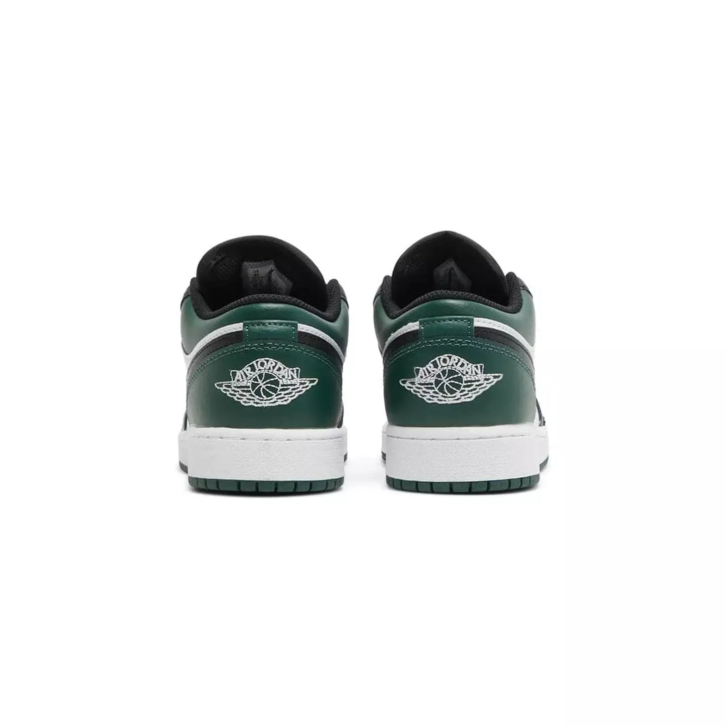 Air Jordan 1 low green / black / white