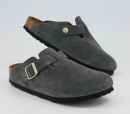 Birkenstock boston soft foodbed
Suede Dark Grey