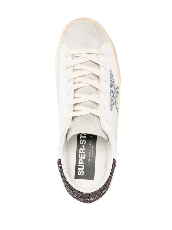 Super-Star Glitter Detail Low Top Sneaker