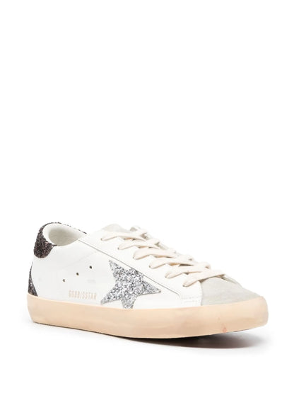 Super-Star Glitter Detail Low Top Sneaker