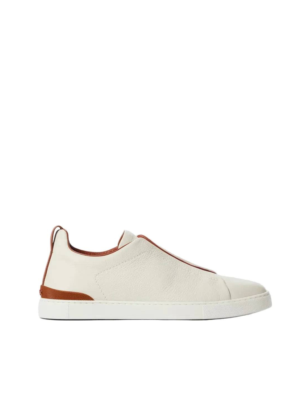 Zegna Leather sneakers with concealed laces Zegna
