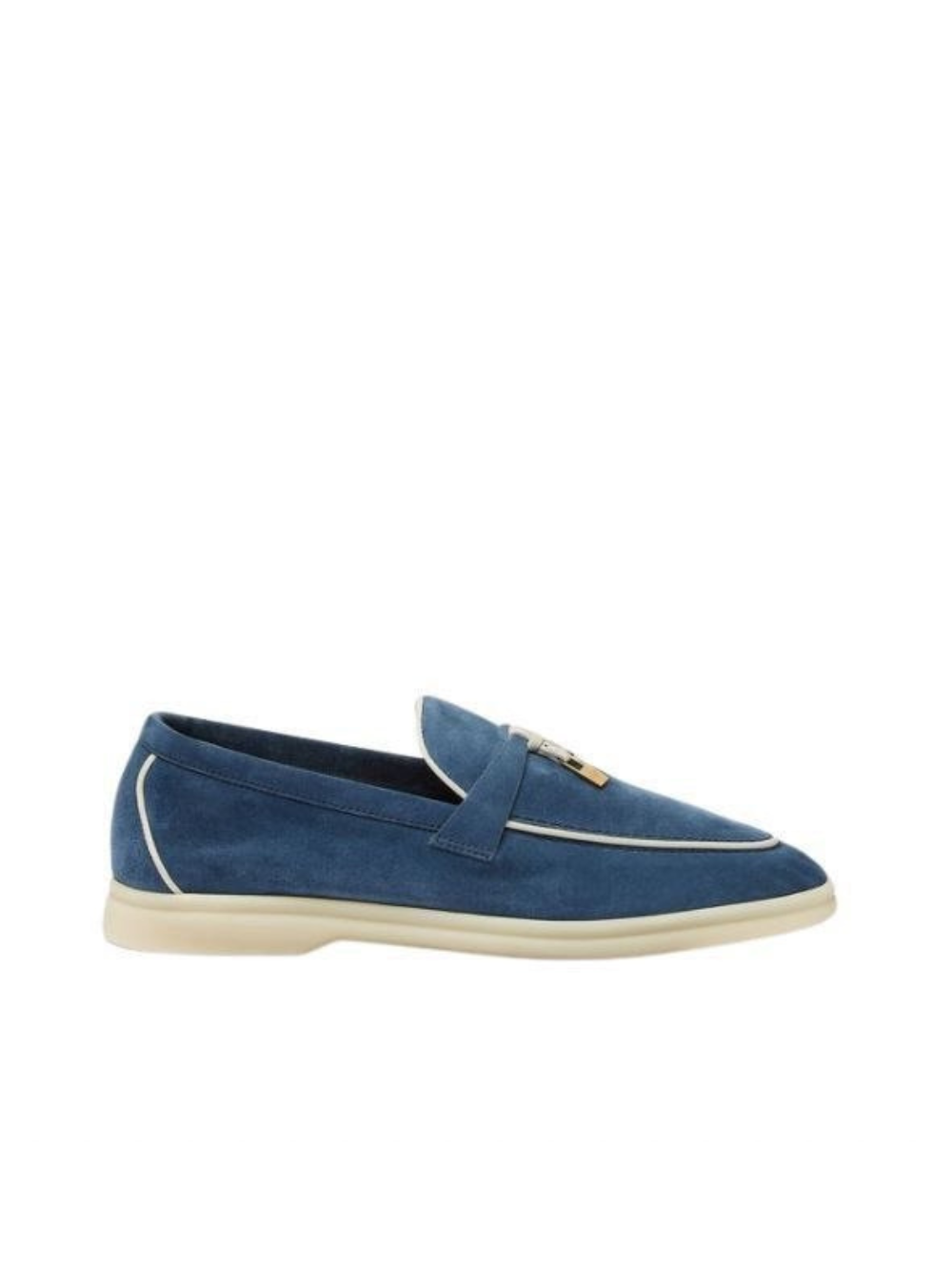 Loro Piana Summer Charms Walk Loafer Ocean Heart