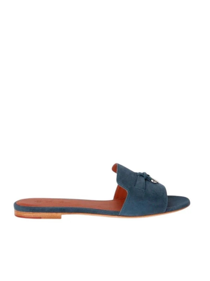 Loropiana Summer Charms Sandal Suede Goatskin Denim