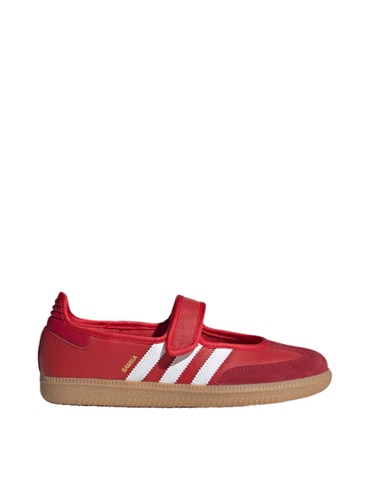 Adidas Samba mary Jane Women's Ballerina Shoes in Red