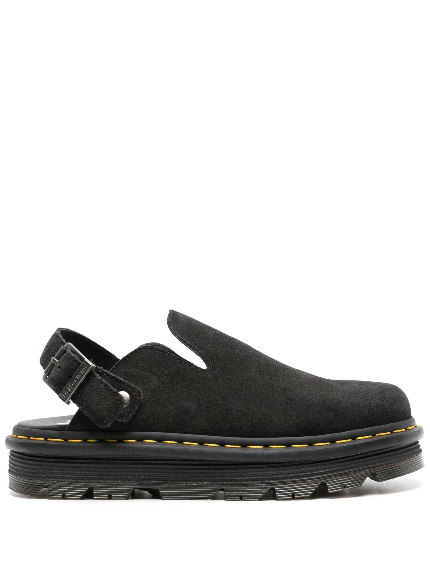 Dr. Martens Zebzag suede mules - black