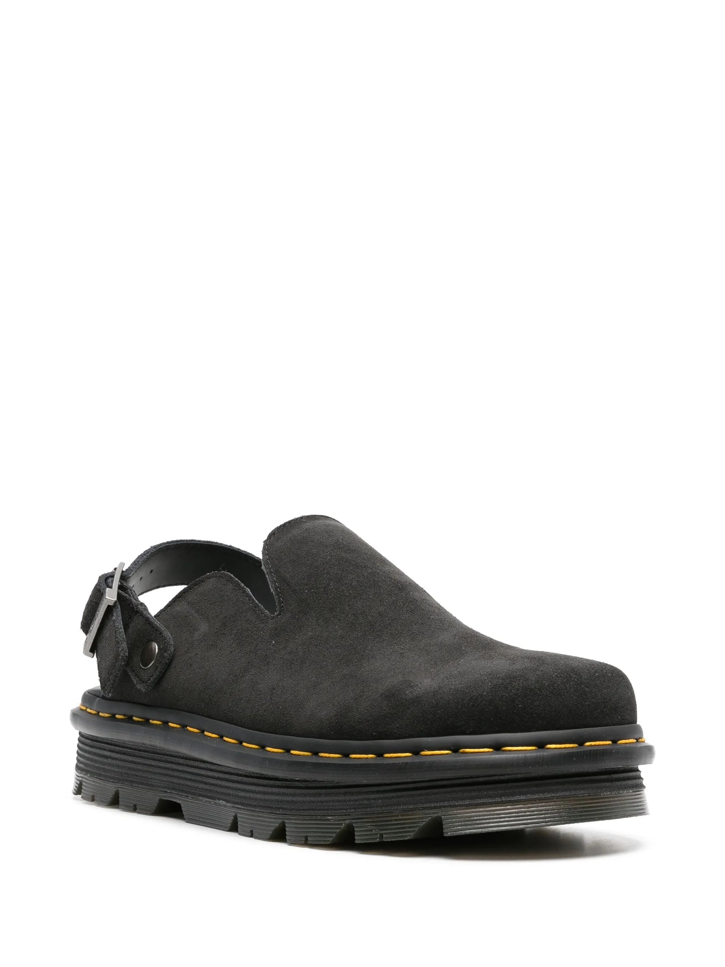 Dr. Martens Zebzag suede mules - black