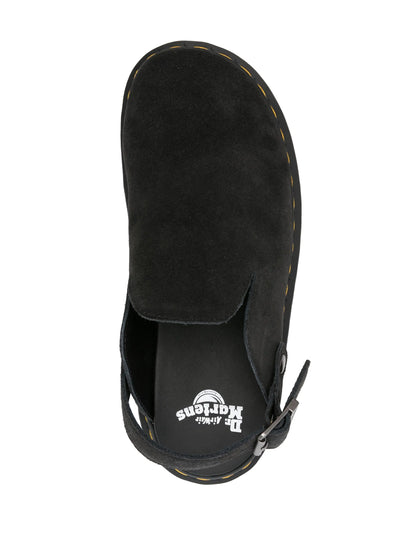 Dr. Martens Zebzag suede mules - black