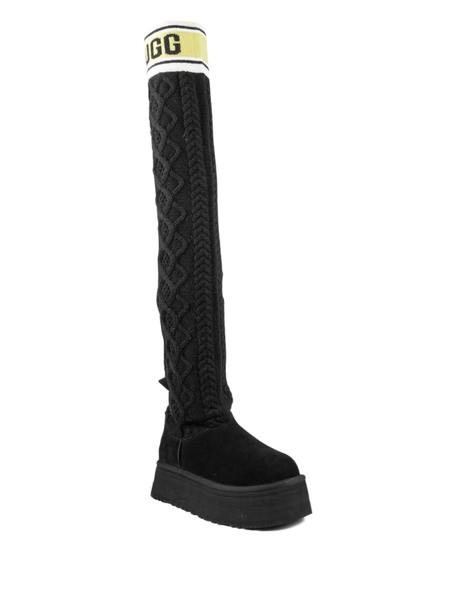 UGG Classic Sweater Letter "Black" boots