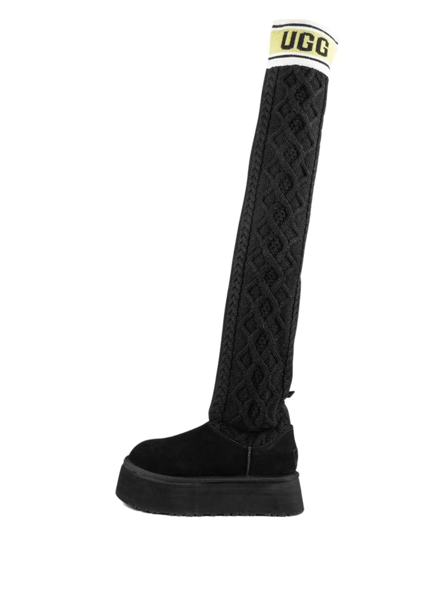 UGG Classic Sweater Letter "Black" boots