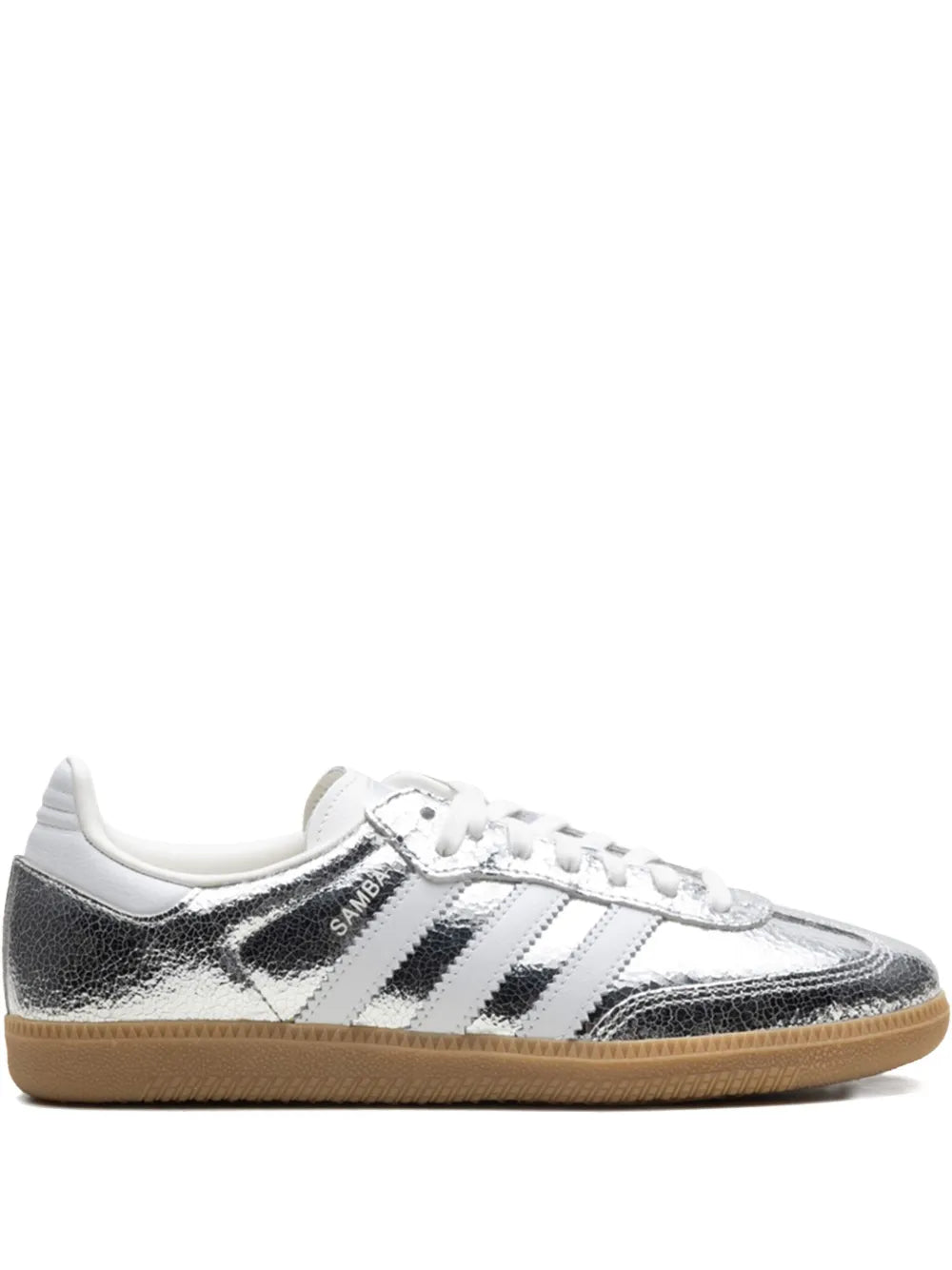 Adidas Samba OG WMNS "Silver Metallic Cracked Leather"