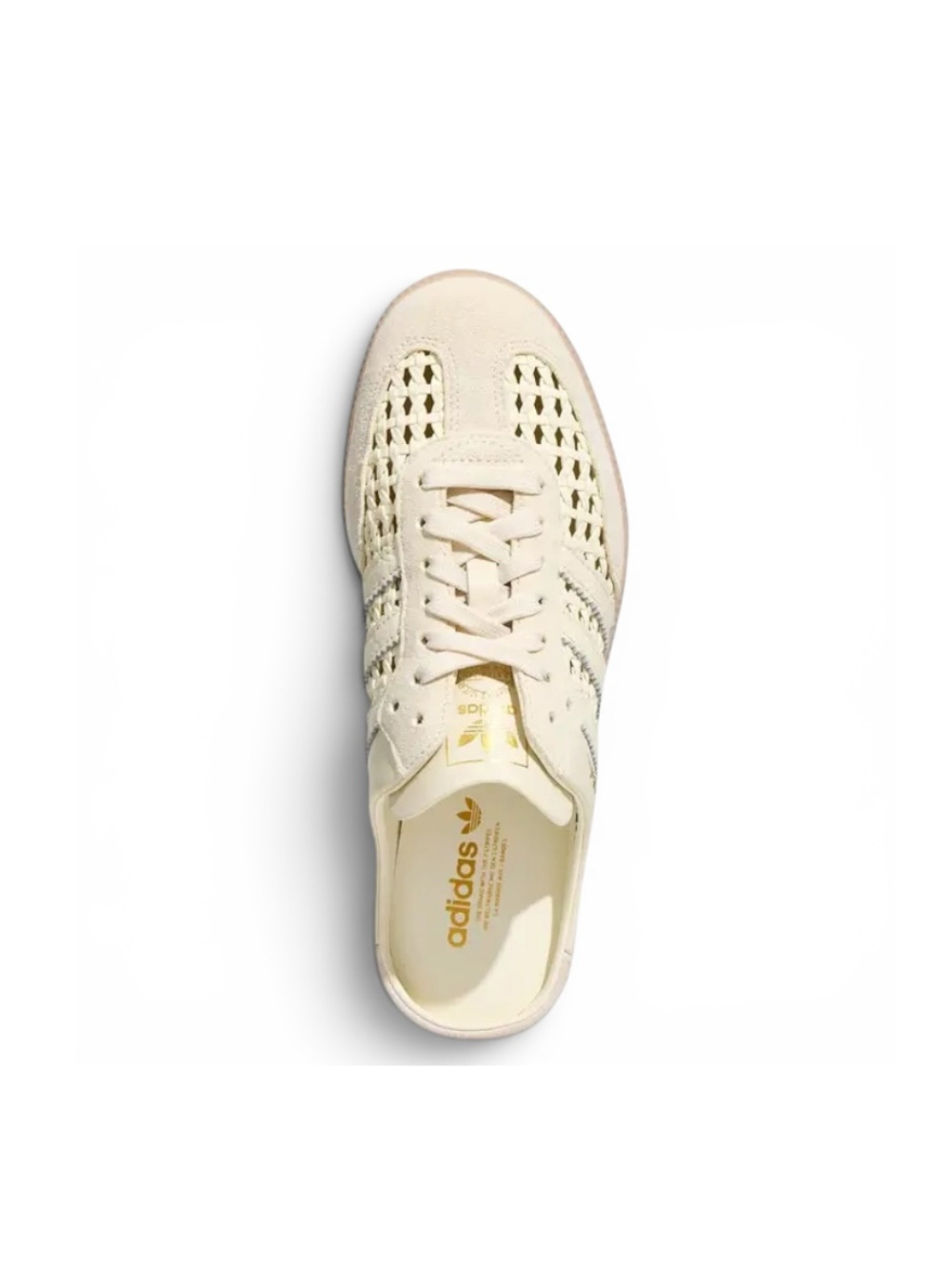 Adidas Samba Mule Woven Basketweave Cream White