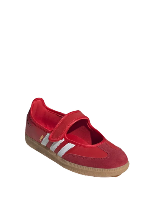 Adidas Samba mary Jane Women's Ballerina Shoes in Red