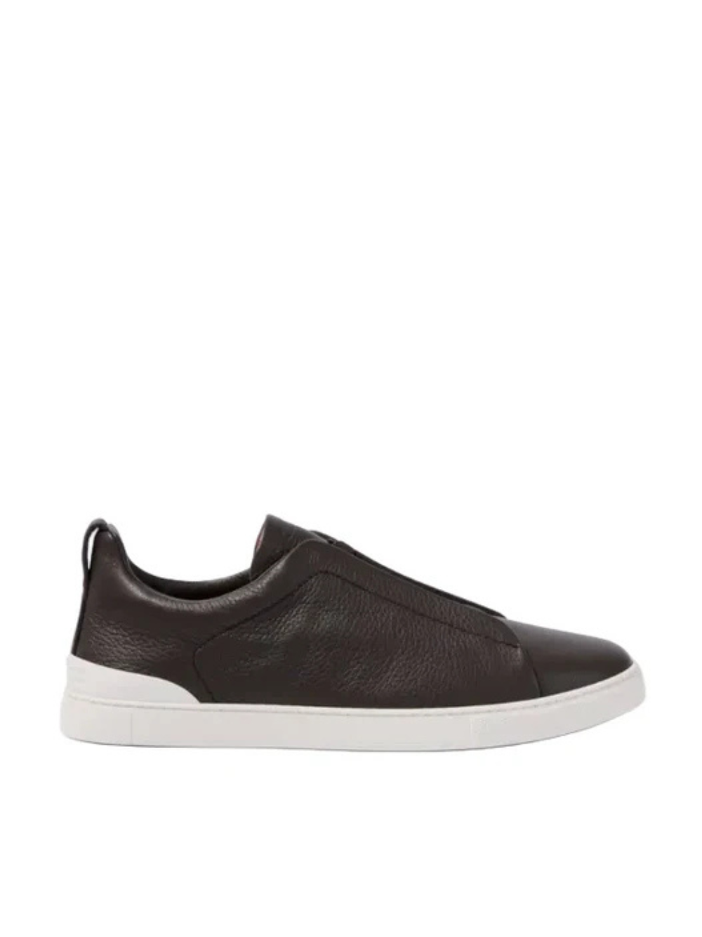 Brown Zegna Triple Stitch low-top sneakers