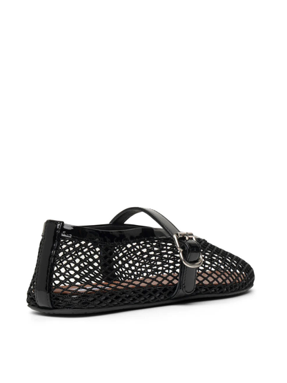 Alaïa Black mesh ballet flats