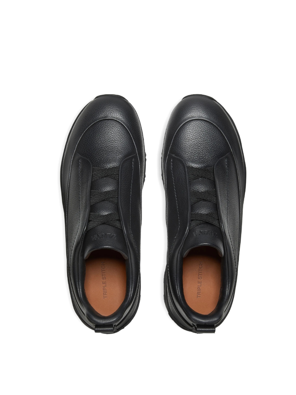Zegna Triple Stitch Monte sneakers - Black