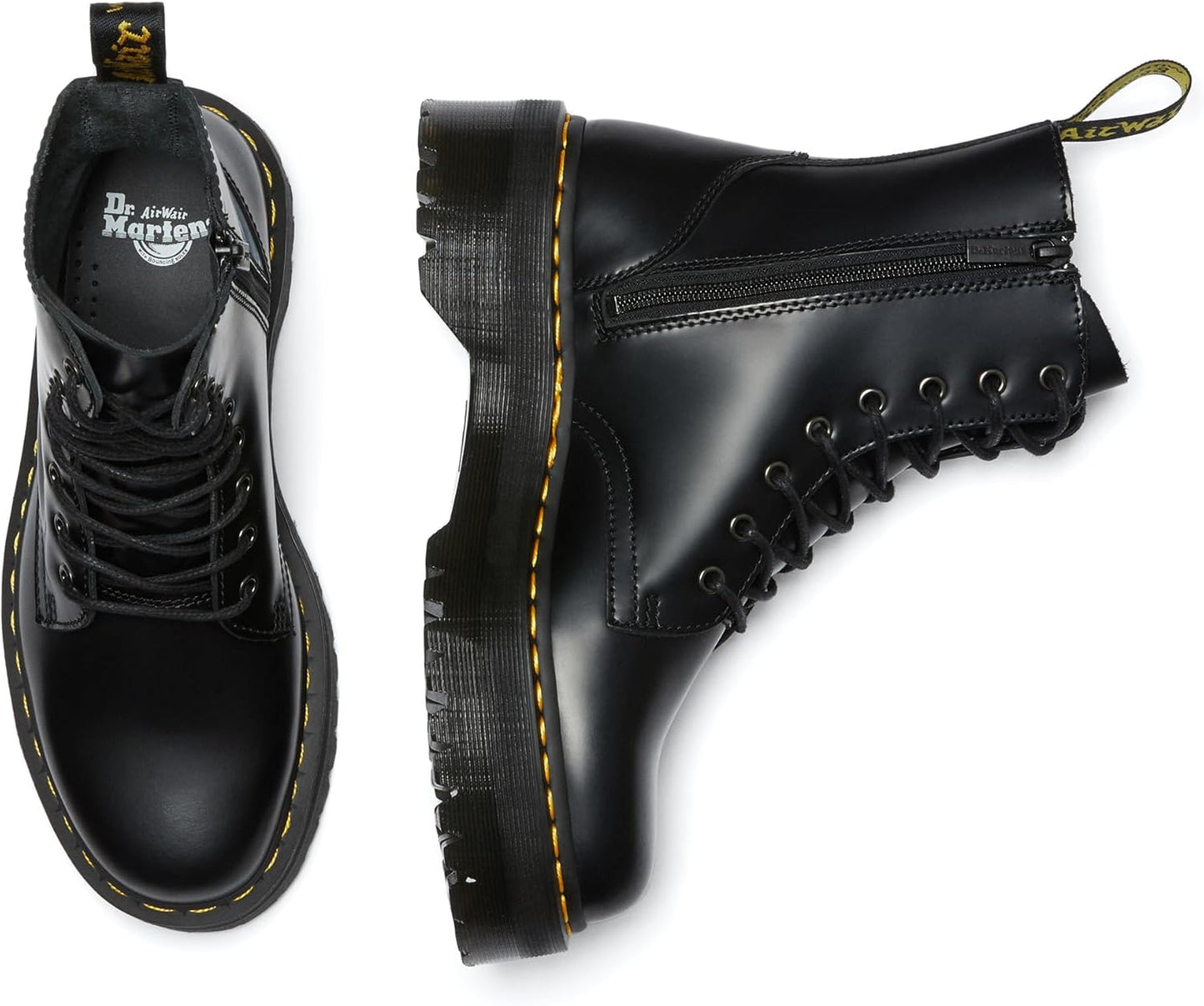 DR
MARTENS
JADON 
SMOOTH
LEATHER
PLATFORM
BOOTS