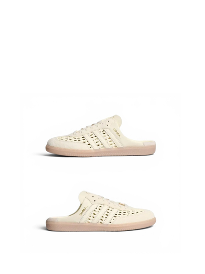 Adidas Samba Mule Woven Basketweave Cream White