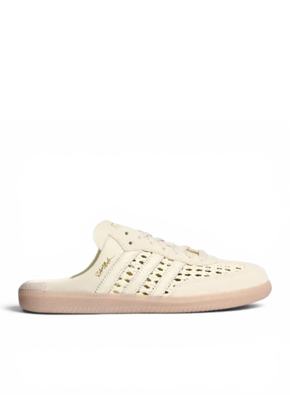 Adidas Samba Mule Woven Basketweave Cream White
