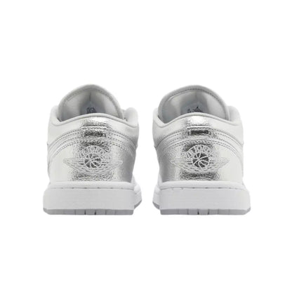 Air Jordan  1 low metallic silver