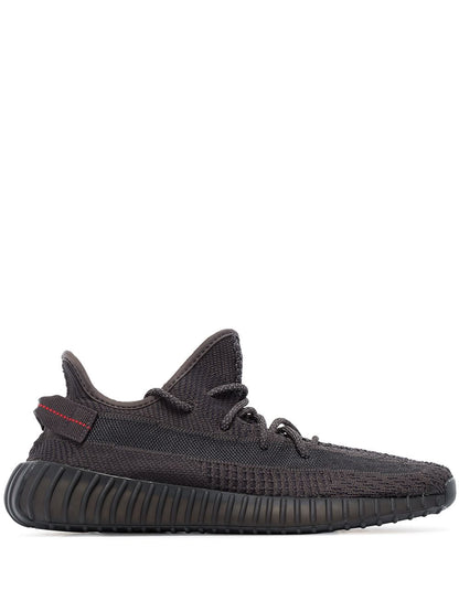 Adidas Yeezy Boost 350 V2 All Black laces Reflective