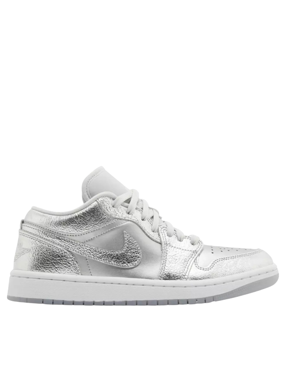 Air Jordan  1 low metallic silver
