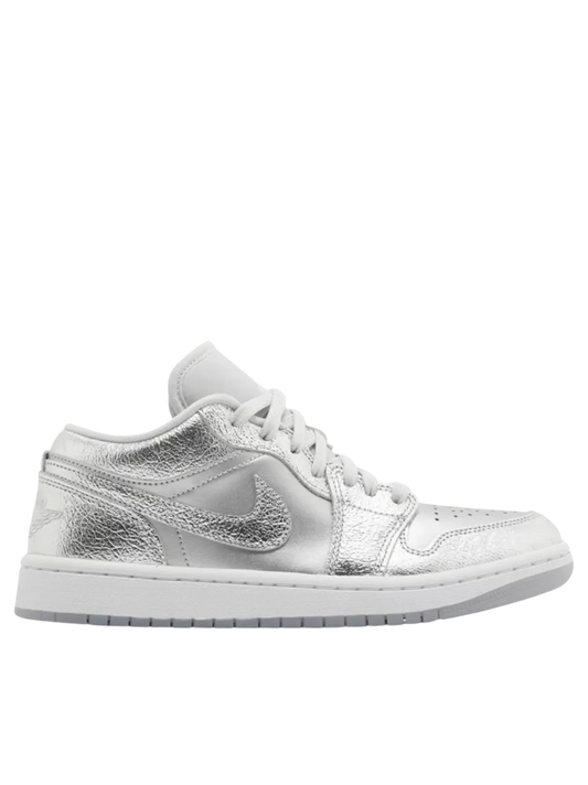 Air Jordan  1 low metallic silver