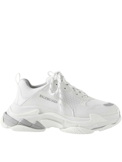 Balenciaga Triple S White Metal Gray