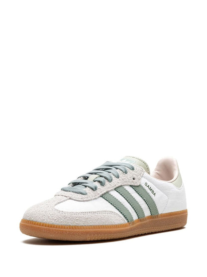 Adidas Samba OG  White/Silver Green/Putty