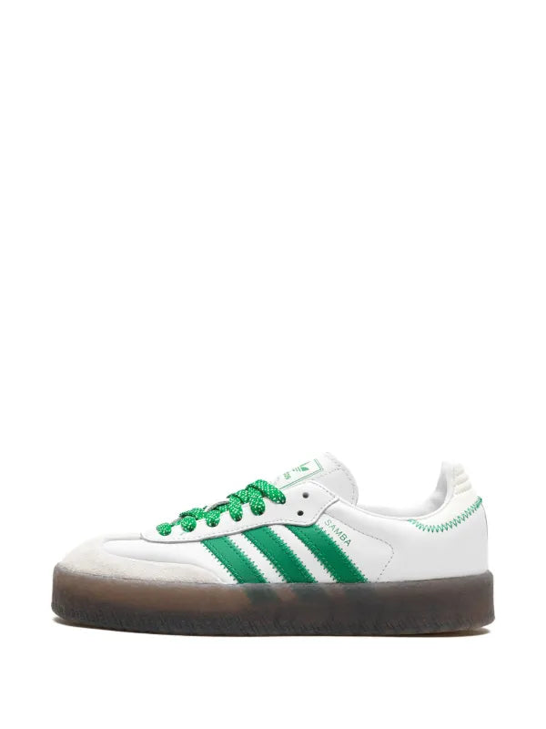 adidas Sambae Womens "Cloud White Bliss green "