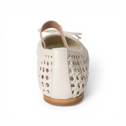 Miu Miu Woven Nappa , Leather Ballerinas