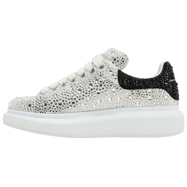 Alexander Mcqueen Oversized Crystal-Embellished White