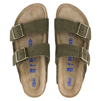 BIRKENSTOCK ARIZONA VEGAN MICROFIBER DESERT DUST THYME