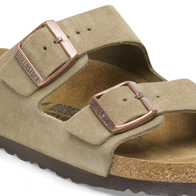 Birkenstock Arizona Suede Leather – Taupe