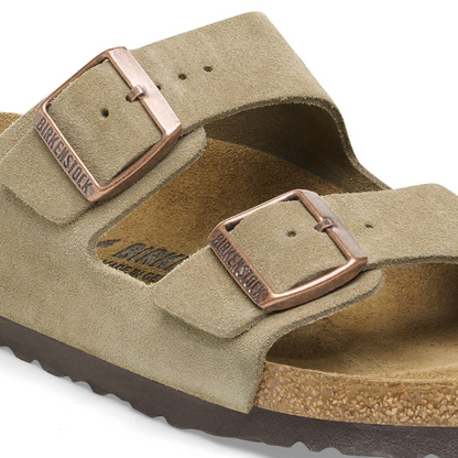 Birkenstock Arizona Suede Leather – Taupe