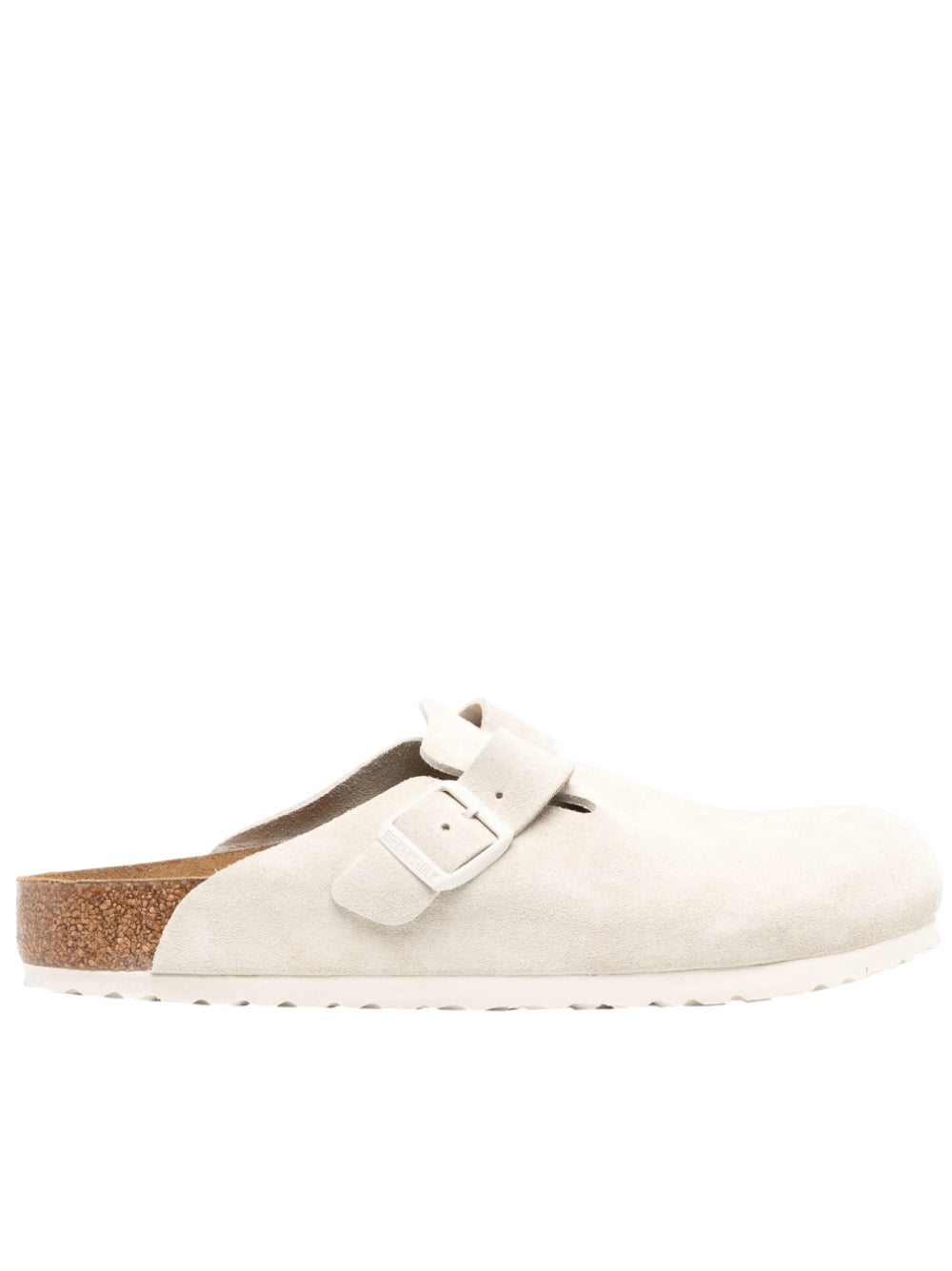 Birkenstock boston soft foodbed Suede Antique White