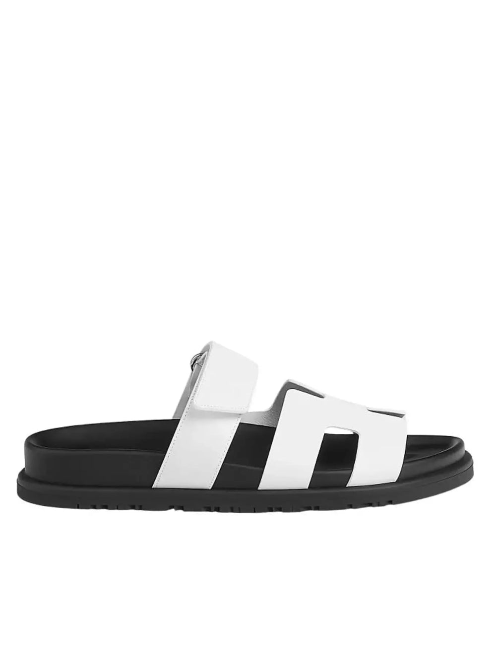 Hermes Chypre Sandals – White Palladium Hardware