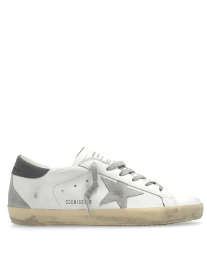Golden Goose Super-star distressed leather sneakers