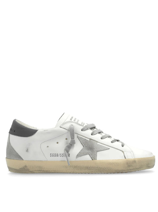 Golden Goose Super-star distressed leather sneakers