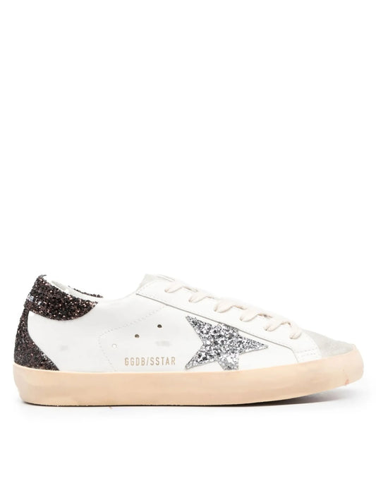 Super-Star Glitter Detail Low Top Sneaker