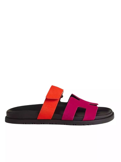 Hermes Chypre Sandal Rose Chapas / Orange Synthétique