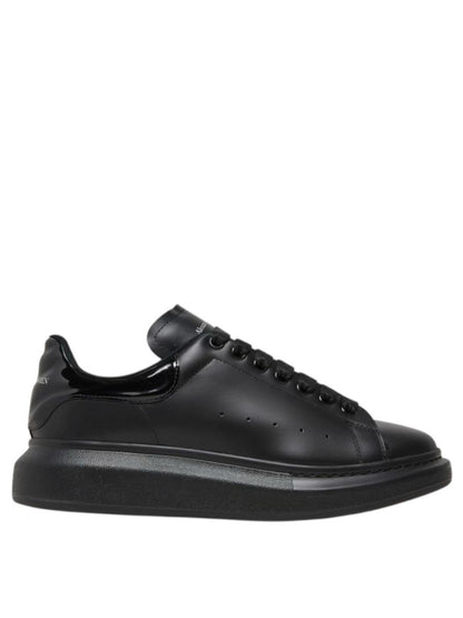 Alexander Mcqueen Oversized – Black Gloss Heel