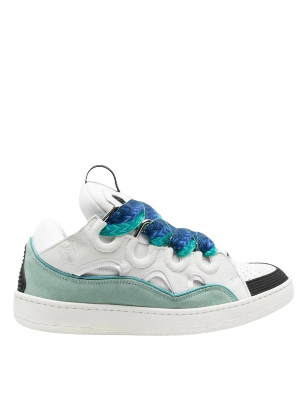 Lanvin Leather Curb – White Blue