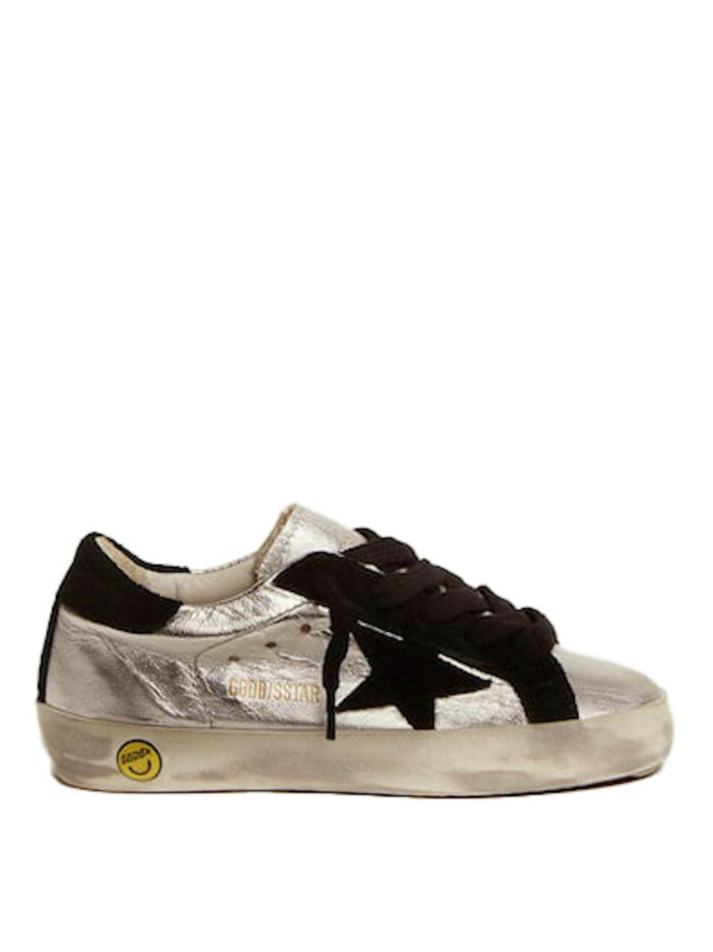 Golden Goose Super-Star – Silver Black